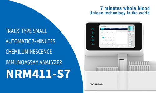 New Product Launch--Norman Track-type Small Automatic 7-minutes Chemiluminescence Immunoassay Analyzer