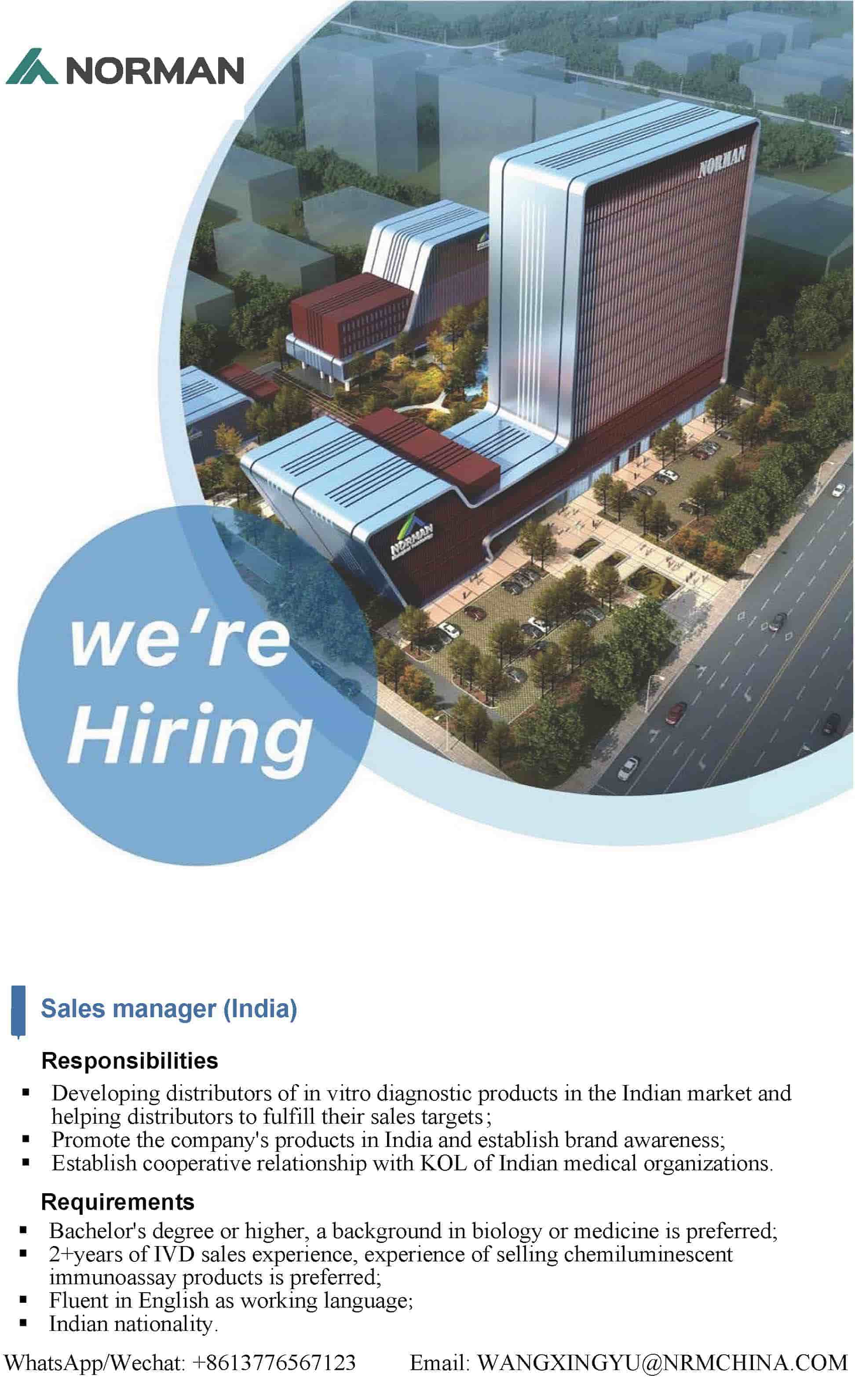 Job-Sales Manager