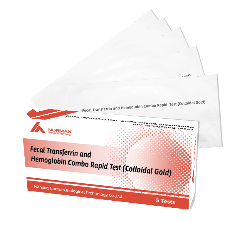 Fecal Transferrin and Hemoglobin Combo Rapid Test (Colloidal Gold)